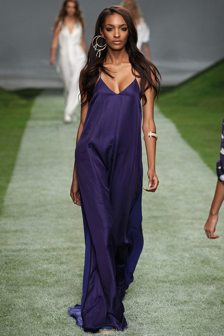 Label:  Topshop Unique  Fashion Show:  Spring/Summer 2014 in London  Models:  Cara Delevingne, Elisa