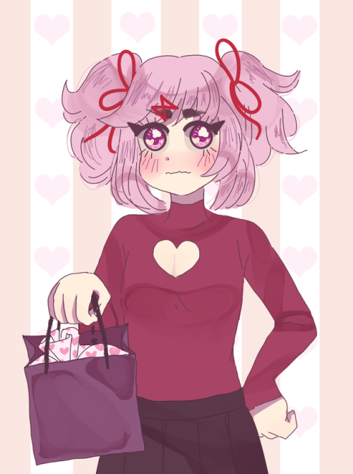 tenhimi:  happy valentine’s day from the doki doki girls 
