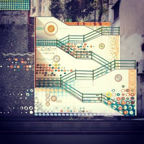 Mosaic art by Mehdi Ghadyanloo in #Tehran #Iran #art. Source: artinparsi.tumblr.com #talent