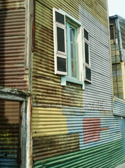 Edificios de hierro corrugado, La Boca, Buenos Aires, 2007.