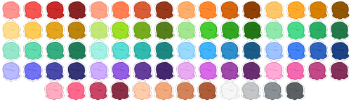infiniteraptor: @nitropanic ‘s Chika top recoloured in the Sorbets Remix palette! This recolour is a