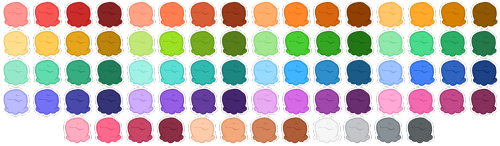 infiniteraptor: @nitropanic‘s Lazy tank tops recoloured in the Sorbets Remix palette! This recolour 