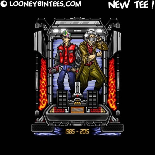 Reposted from @looneybintees MARTY &amp; DOC PART 1 tee by our artist @punksthetic is now available 