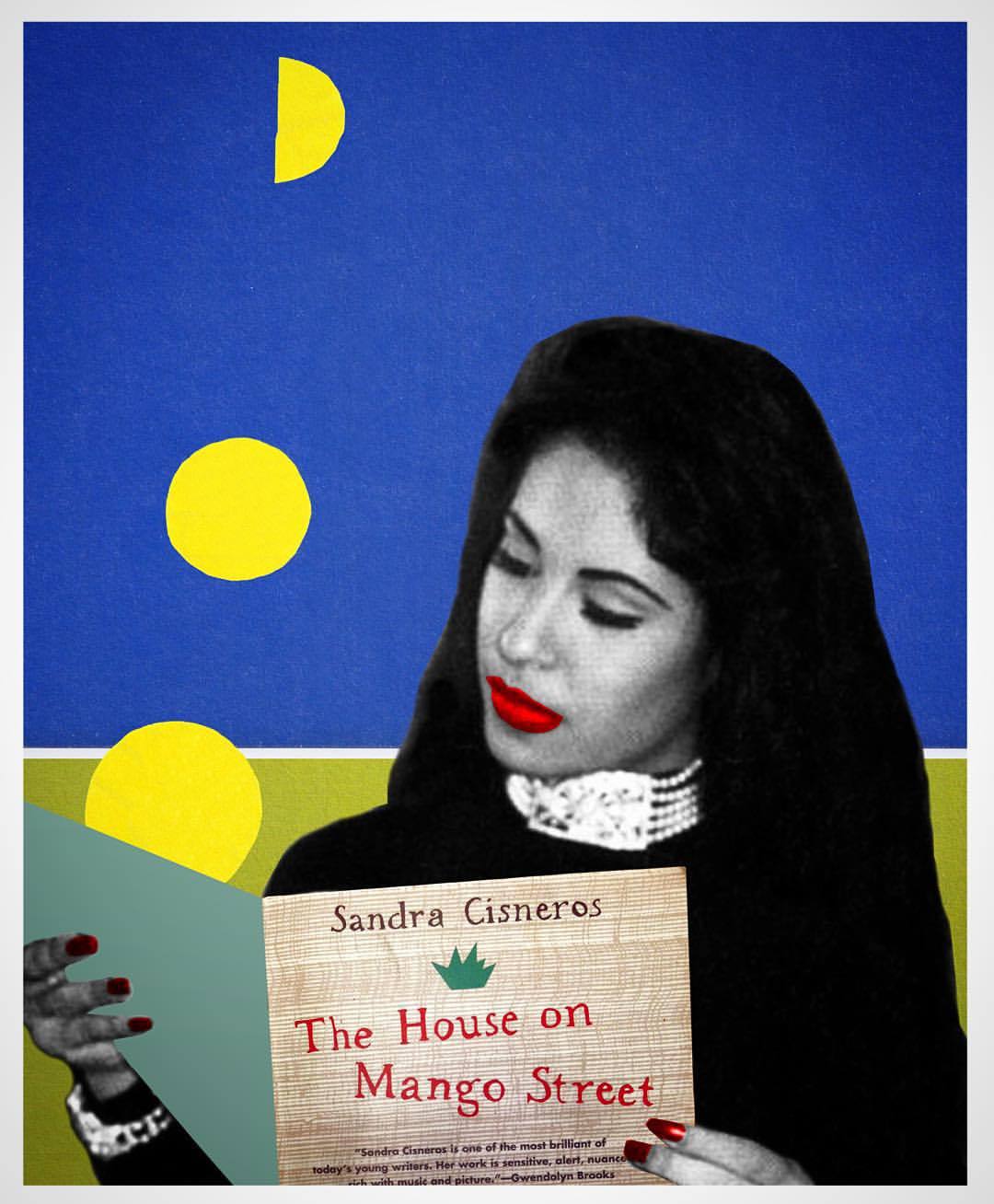 lexxdigs: #Selena reads #thehouseonmangostreet by @officialsandracisneros // for