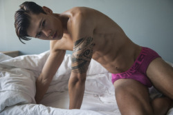 guyswithhotminds:  Mario Adrion by Rick Day