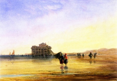 Calais Sands with Fort Rouge, 1833, David Cox