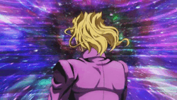highdio:  Like Father Like Son: Giorno does DIO’s signature pose in the finale version OP.