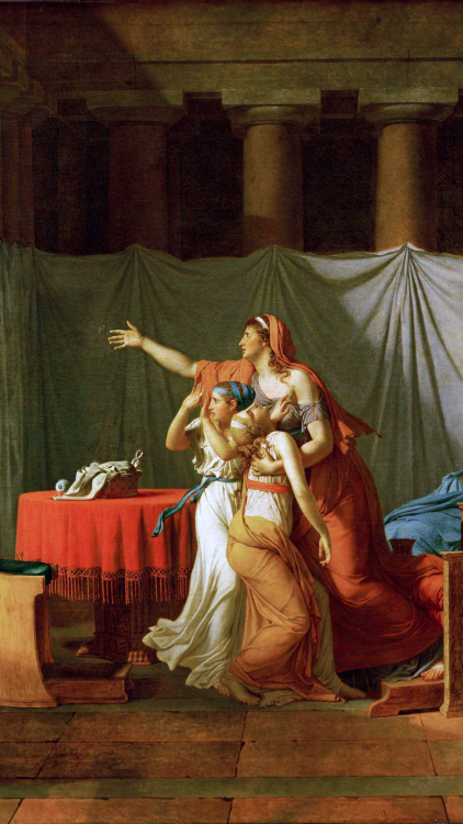 » Jacques-Louis David (1748 - 1825) Oath of the Horatii Sappho and PhaonThe Death of SocratesNapoleo