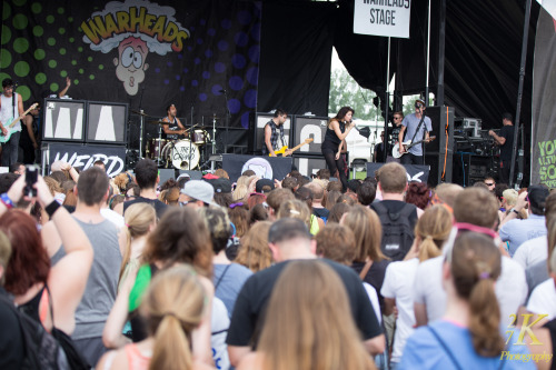 We Are The In Crowd - Playing Vans Warped Tour at Darien Lake (Buffalo, NY) on 7.8.14 Copyright 27K 