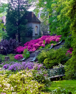 epicurean-world:  coiour-my-world:  Winterthur is a garden, museum and library located just outside of Wilmington, Delaware.   Such enchanted Garden. Very nice. 