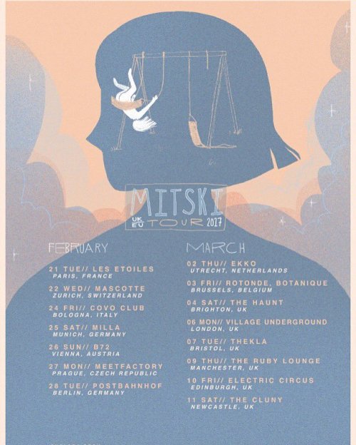 officialmitski:my favorite mitski tour posters (Anindya Anugrah, Gloria Koh, Ziyed Yusuf Ayoub, Char