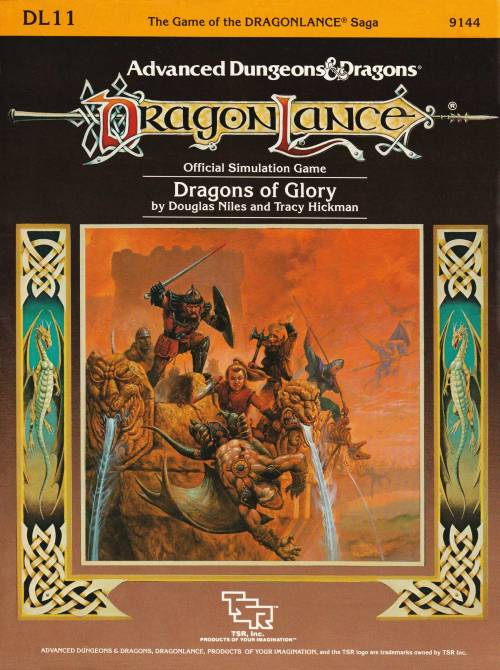 oldschoolfrp:AD&D Dragonlance DL11: Dragons of Glory, wargame of battles across Krynn by Douglas