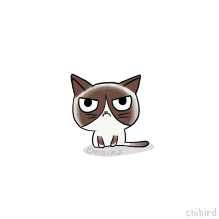 chibird — This is a very silly animation about grumpy cat....