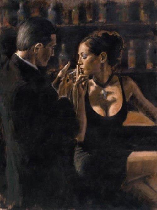  art painting by Fabian Perez   