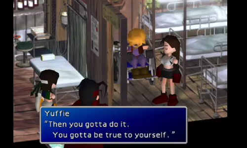 wishingformemoria: Yuffie and Tifa’s friendship is so important to me. Yuffie cares for T