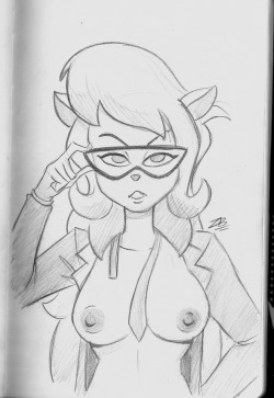 Zaribot:  Bustyshot #02 - Callie Briggs From Swat Kats, As Suggested By @Jadpeanut