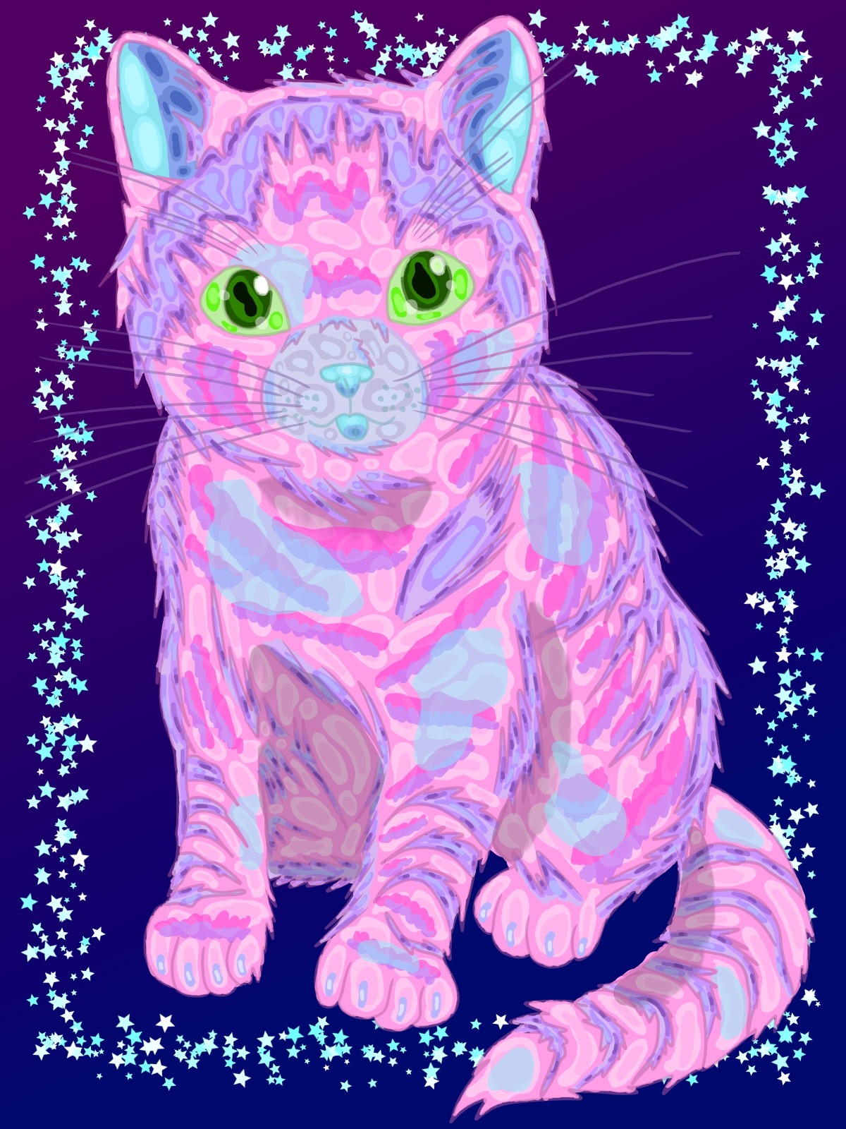 A little pastelcore kitten style change thingy I tried out. I think it turned out pretty dang cute XD