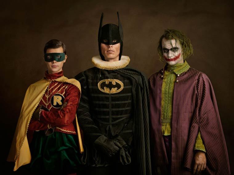 yodiscrepo:  Personajes de películas pintados como personas de hace siglos, por