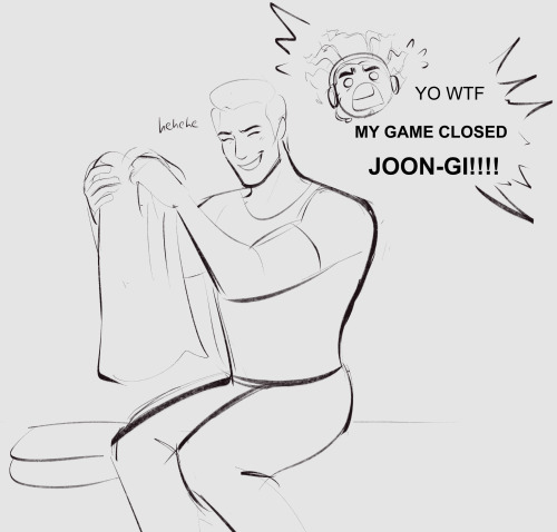 aggrovante: i want them to nerd out on video games together ;w; also just because joon-gi is a bread