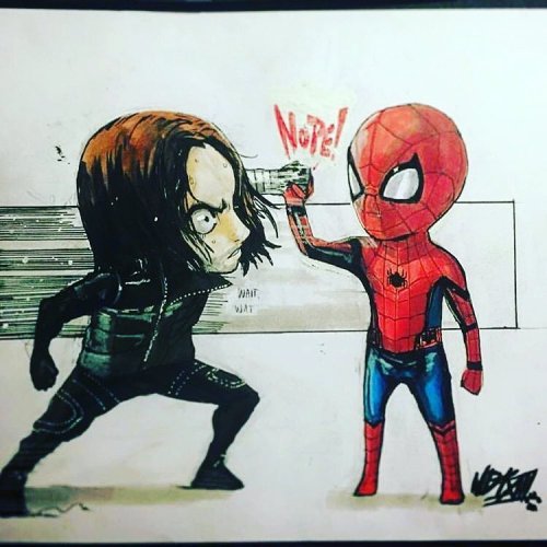 #captainamericacivilwar #spiderman #wintersoldier #thelifesensei #thetrainedlife #fun #marvel #cantw