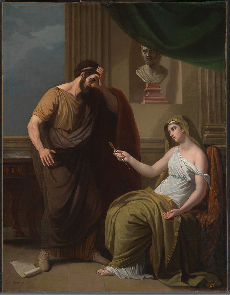 Benjamin West, Paetus and Arria, 1766