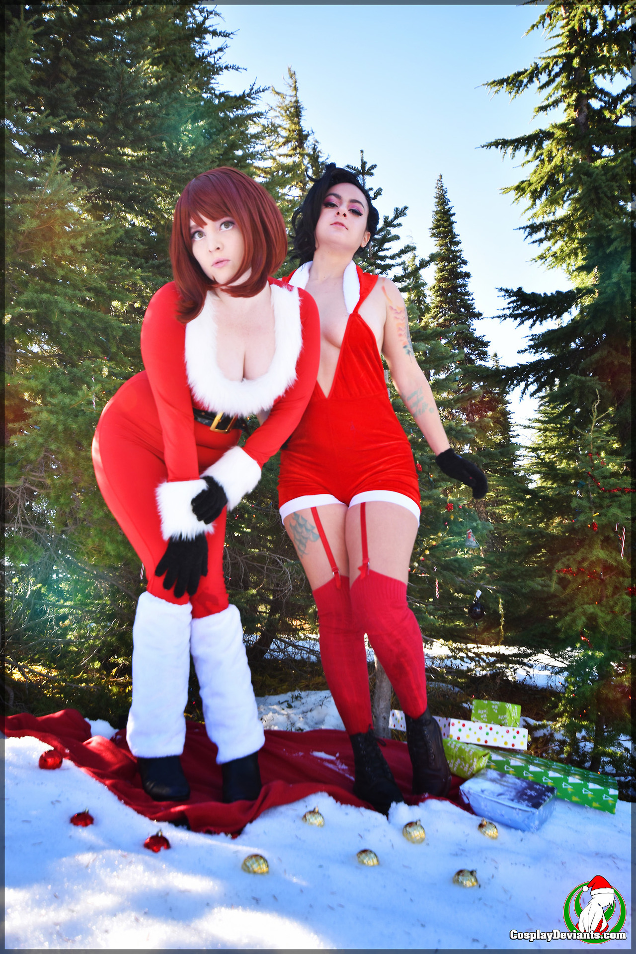 nsfwfoxydenofficial:  Boku No Hero xxxmas edition! &lt;3Me and @amyfantasy shot