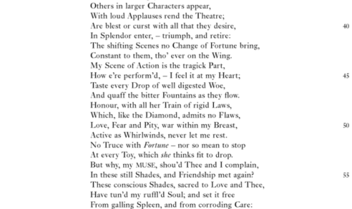 englishgradinrepair:Sarah Dixon, “To the Muse” (1740)