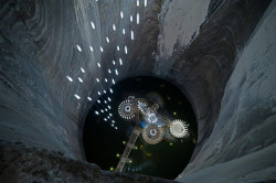 let-s-build-a-home:  Subterranean Museum | Via What was once an enormous salt mine in turda, romania, has now been carefully renovated by the regional cluj county council into the world’s first salt mining history museum. the salina turda salt mines were