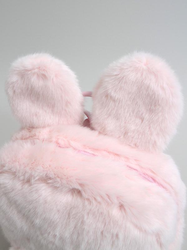 lokisadvocate:  gyaru-coordinates:  Brand:  WEGO Rabbit ears furry backpack. In