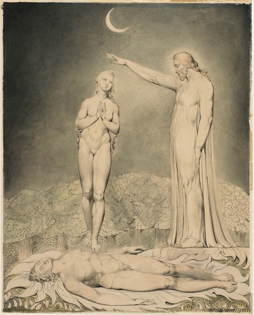 artist-blake: Illustration to Milton`s Paradise Lost, 1808, William BlakeMedium: watercolor