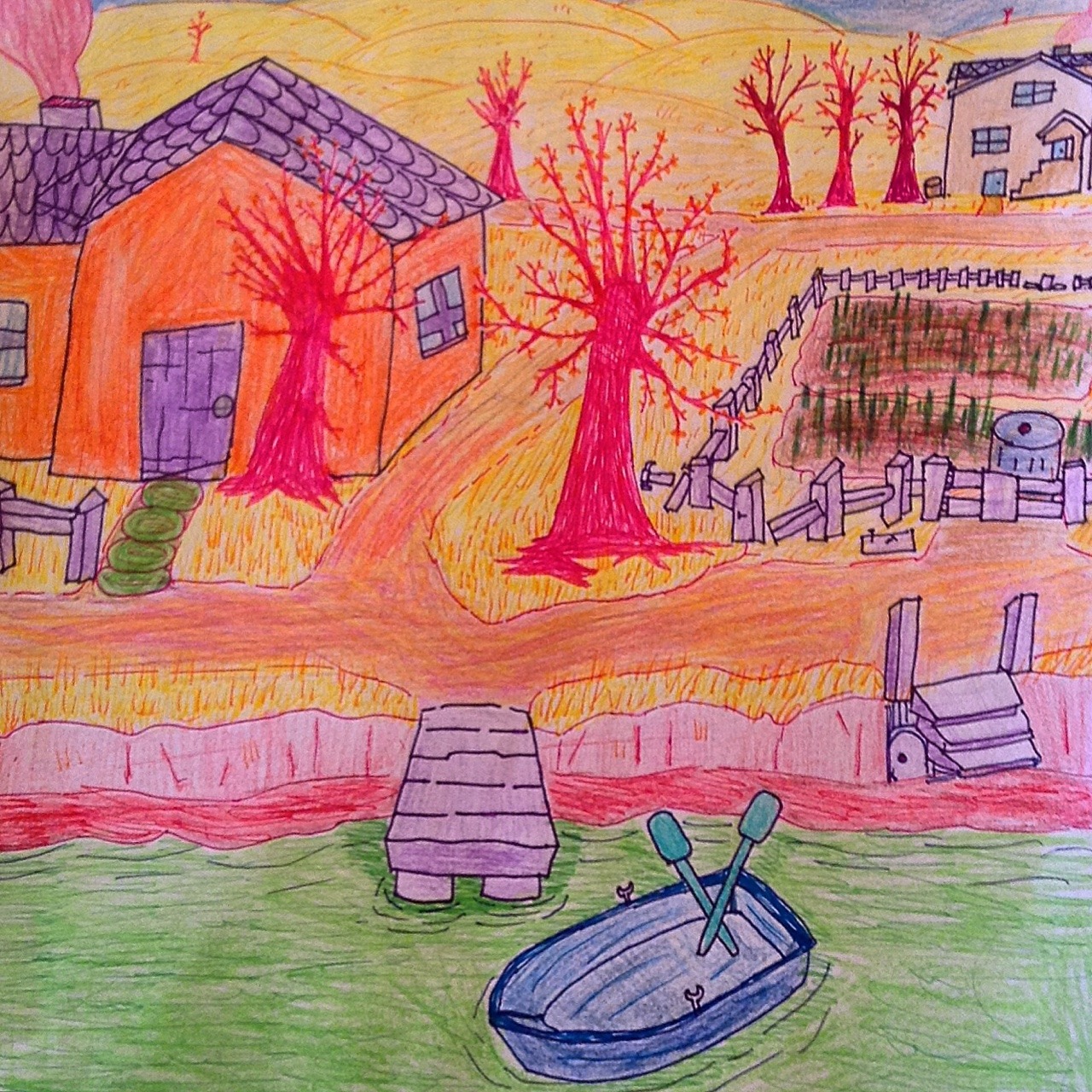munionguy:cutebro11:pencil crayon and fine liner drawing by cutebro11  My brother