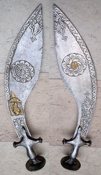 we-are-rogue:Kukri knives, India / Nepal, 18th-20th centuries18th–19th c., Indian or Nepalese; Steel