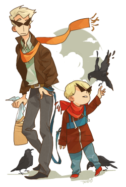 twudle:  Adventures of Bro and lil bro: Time for a walk 