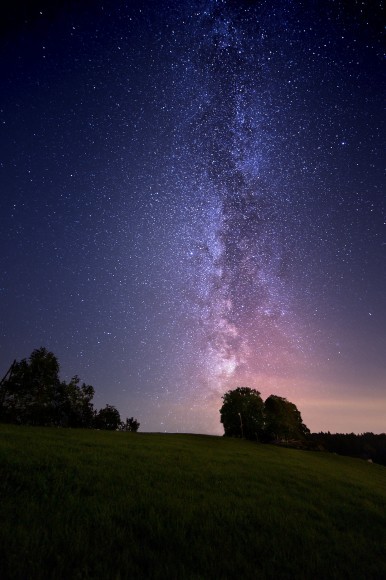 distant-traveller:  Milky Way over Fünfländerblick  &lsquo;FünfländerblickMilchstrasse,’