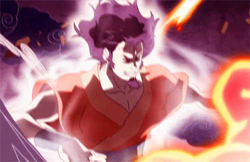 chiblogger:  ”He’s controlling all four elements!” 