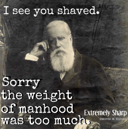 tehjakers:zachthemermaid:  ghostgif2:  slow-riot:  Saw someone on facebook post this buzzfeed article and am just dropping by to say that Beard Culture needs to end immediately  eND THIS SHIT  Beards that long are usually disgusting and unkempt and ugly