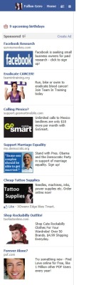 Facebook, You Had It Right With The Tattoo Ad, Rockabilly, Support Marriage Equality,