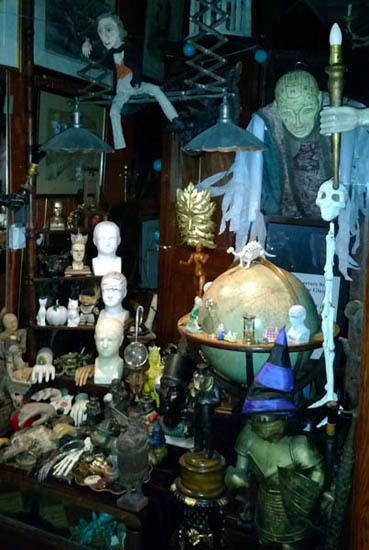 Take a look inside our shop window at 308 E. 94th Street, decorated with spooky Halloween subjects: 