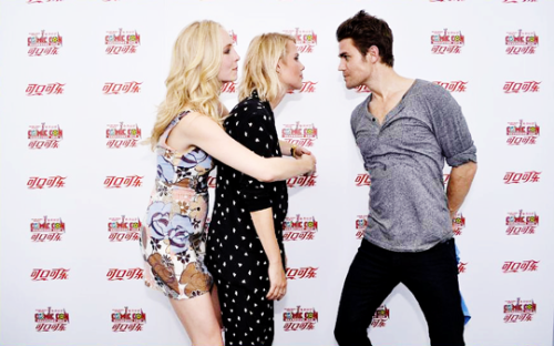 dailypaulwesley:  Paul Wesley, Claire Holt porn pictures