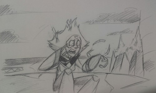 Panel redraw ad warm-up. Gonna color this when at home 
