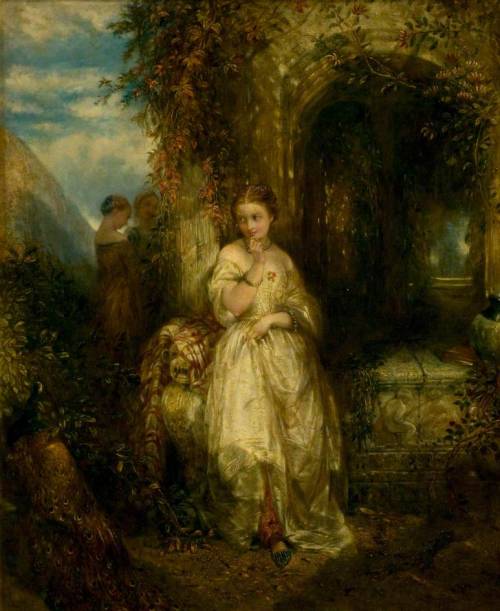 Lalla Rookh (from the poem by Thomas Moore), 1861 by Alfred Joseph Woolmer (English, 1805–1892