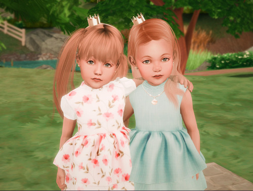 littletodds:Lookbook  Marlena & ClaraMarlenaRosie Dress @daisy-pixels  LinkAccessory top @sims4n