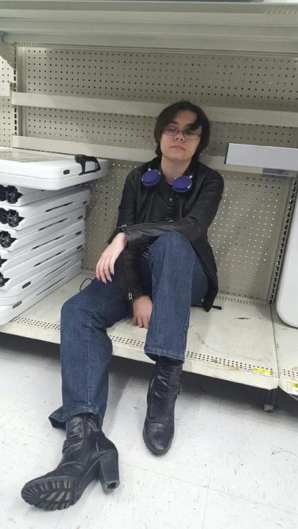 emissary-architect:My sister took pictures of me dissociating in a Wal mart