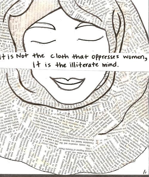 islamic-art-and-quotes:  It is Not the ClothOriginally found on: selfish-desires