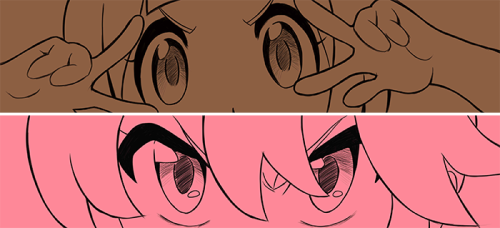 h0saki:  I love drawing eyes (ღ˘⌣˘ღ)     dem eyes~ <3