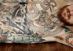 theblackparaid:  Andy Hurley’s tattoos for Tattoo Magazine (1/3) 