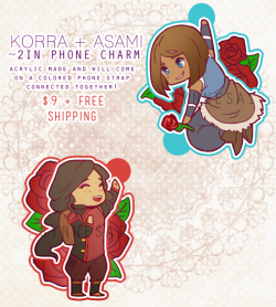 synnesai:  I had to! Pre-orders are open for this acrylic charm now! It’ll be attached together where their hands lead (like my star trek trio charm) and will be attached to a phone strap! It will be ~2in long. I wanted a charm of them so hopefully