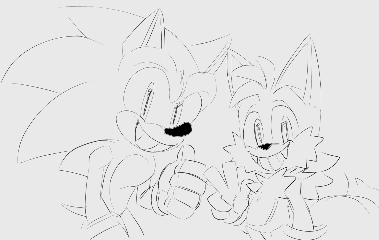 Sonic Miles Prower para colorir - Imprimir Desenhos