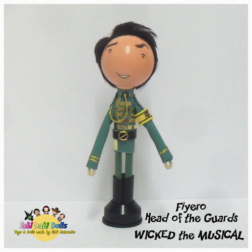 4  more WICKEDly new dolls - Something Wooden this way comes with our Fiyero, Chistery, Morrible and