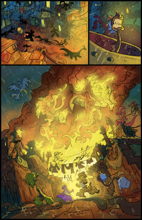 Finally starting my side project. pages 1-4